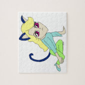 Puzzle chibi catgirl  (Vertical)