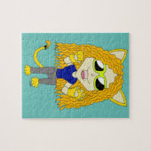 Puzzle Chibi Chatte Féminine avec pattes (Horizontal)