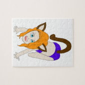 Puzzle chibi chatte fille (Horizontal)