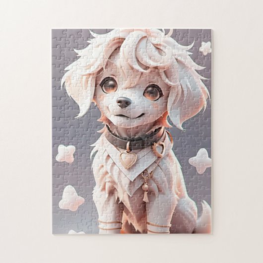 Puzzle Chibi Golden Retriever Puppy (Vertical)
