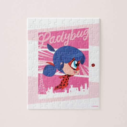 Puzzle Chibi Ladybug à Paris (Vertical)