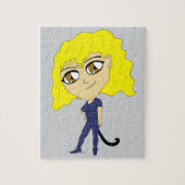 Puzzle Chibi with a cat like tail (Vertical)