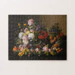 Puzzle Chic Baroque Fleurs Encore Vie Peinture Art<br><div class="desc">Magnifique peinture vintage à l'huile contemporaine et colorée.</div>