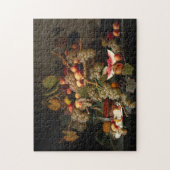 Puzzle Chic Baroque Fruit Still Life Art Peinture à l'hui (Vertical)