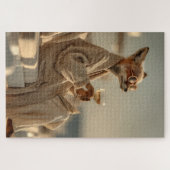 Puzzle Chic Fox Relaxant dans le style (Horizontal)