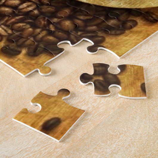 Puzzle Chic Java cappuccino Café Haricots Lover café (Côté)