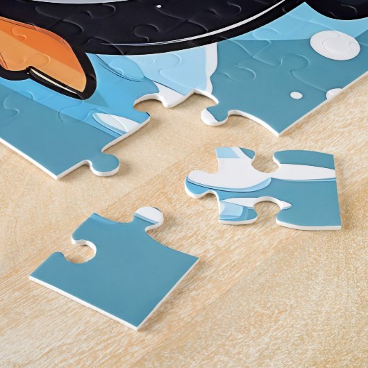 Puzzle Chic Penguin Icy Blue (Côté)