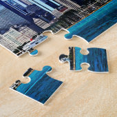 Puzzle Chicago IL - Schooner contre Chicago Skyline (Côté)