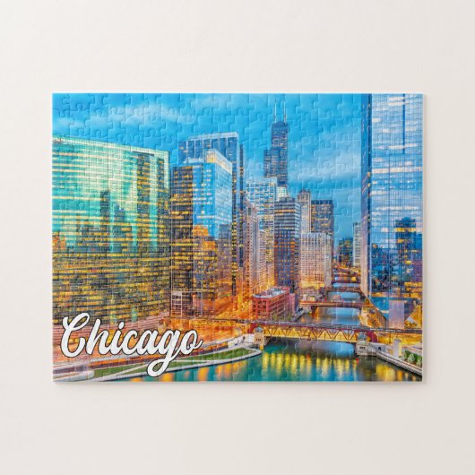 Puzzle Chicago, Illinois, États-Unis (Horizontal)