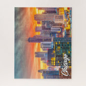 Puzzle Chicago, Illinois, États-Unis (Vertical)