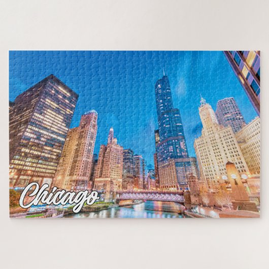 Puzzle Chicago, Illinois, États-Unis (Horizontal)