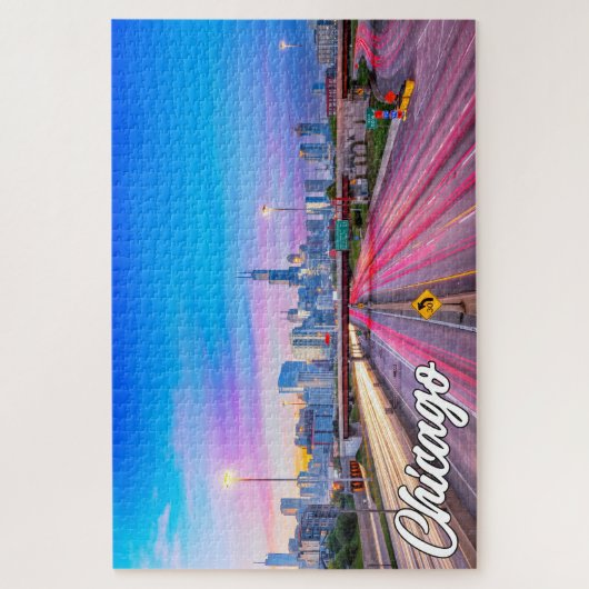 Puzzle Chicago, Illinois, États-Unis (Vertical)