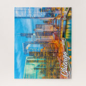 Puzzle Chicago, Illinois, États-Unis (Vertical)