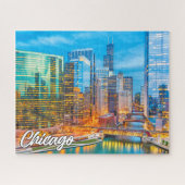 Puzzle Chicago, Illinois, États-Unis (Horizontal)