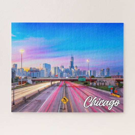 Puzzle Chicago, Illinois, États-Unis (Horizontal)