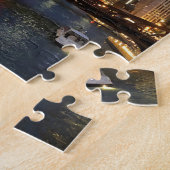 Puzzle Chicago River la nuit (Côté)