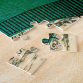 Puzzle Chicago River. voeux de Noël (Côté)