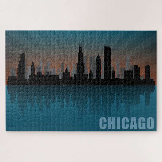 Puzzle Chicago Skyline (Horizontal)