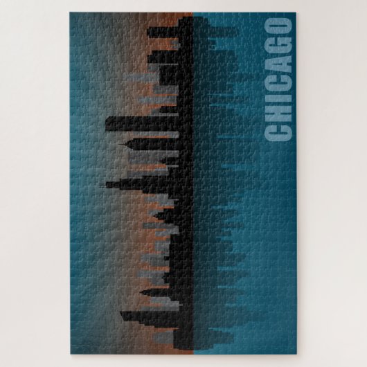 Puzzle Chicago Skyline (Vertical)