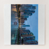 Puzzle Chicago Skyline Sunset River (Horizontal)