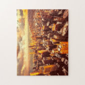 Puzzle Chicago Town Michigan. (Vertical)