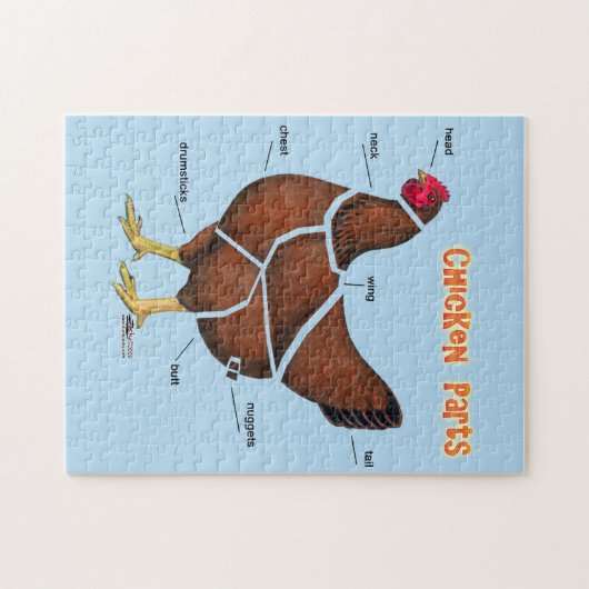 Puzzle Chicken (Horizontal)