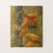 Puzzle Chicken Barnyard Peinture originale difficile (Vertical)