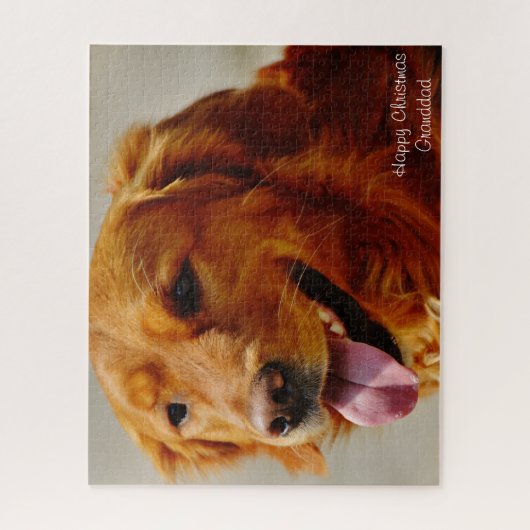 Puzzle Chien à couture irlandais. (Vertical)