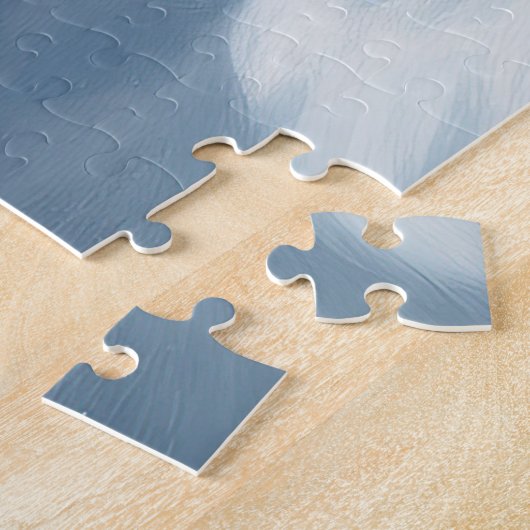 Puzzle Chien à neiger belge Noël (Côté)