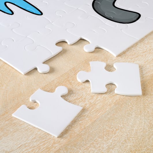 Puzzle Chien à Patinage sur glace avec patins sur glace e (Côté)