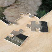Puzzle Chien américain de cocker et la fougère verte (Côté)