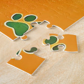 Puzzle Chien animé mignon (Côté)