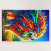 Puzzle Chien arc-en-ciel (Horizontal)