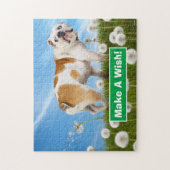 Puzzle Chien avec Dandelion (Vertical)