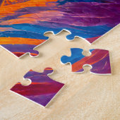 Puzzle Chien avec fourrure ébouriffée sur une colline aut (Côté)