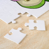 Puzzle Chien avec gâteau (Côté)