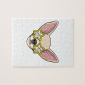 Puzzle Chien avec lunettes de soleil (Horizontal)