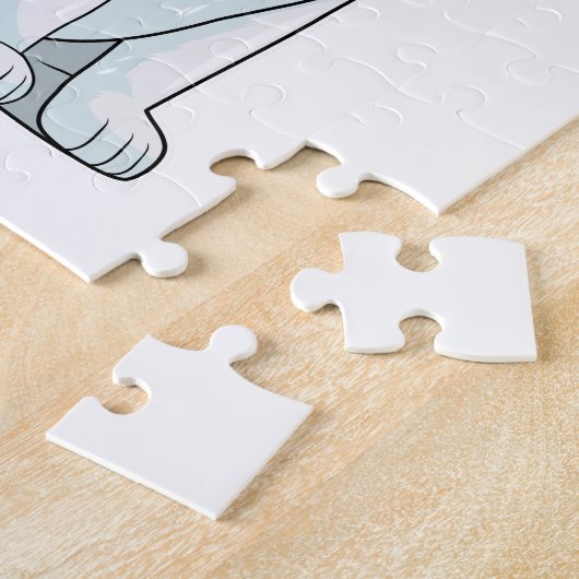 Puzzle Chien avec os (Côté)