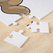 Puzzle Chien avec sucré Lollipop (Côté)