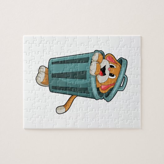 Puzzle Chien avec Trashcan (Horizontal)