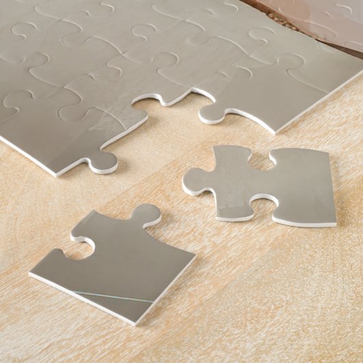 Puzzle Chien beagle à Noël de neige (Côté)