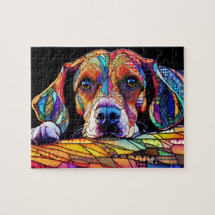 Puzzle Chien Beagle multicolore 178