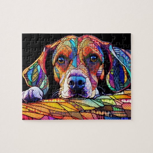 Puzzle Chien Beagle multicolore 178 (Horizontal)