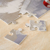 Puzzle Chien Beagle Noël Festif (Côté)