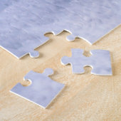 Puzzle Chien berger allemand en neige assis à Noël (Côté)