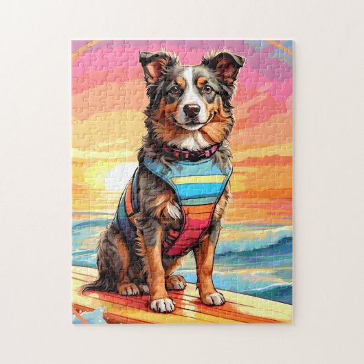 Puzzle chien berger australien (Vertical)