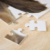 Puzzle Chien blanc (brun) 2 (Côté)