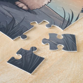 Puzzle Chien caniche (Côté)