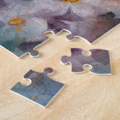 Puzzle Chien Caniche de vacances avec œufs de Pâques (Côté)