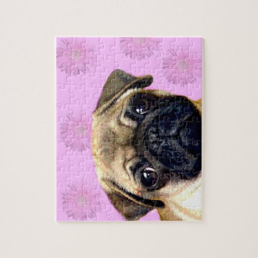 Puzzle chien carlin (Vertical)